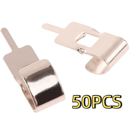 Battery Contact Battery Insert 50PCS Spring Steel 18650 Battery Clip ...