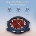 Armor Case For Samsung Galaxy Watch 6 Classic 43mm 47mm Silicone Accessories Shell With Rotating Bezel Protective Cover fashion. 