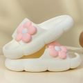 Summer Children's Girls Flower Slippers Casual Solid Soft  Boys Slippers Breathable Non-slip Home Bathroom Slipper Kids shoes. 