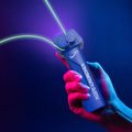 String Rope Launcher Fidget Toy Loop Rope Glow in The Dark USB Electric String Rope Launcher Handheld String Cool Toy Gift. 