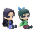 New The Apothecary Diaries Maomao Jinshi Mini Figure Anime Periphery Kawaii Sitting Toys Desktop Car Ornaments Model . 