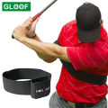 1Pcs Golf Swing Training Arm Band Golf Hand Posture Corrector Black Nylon Elastic Training Belt for Golf Beginner Practicing. 