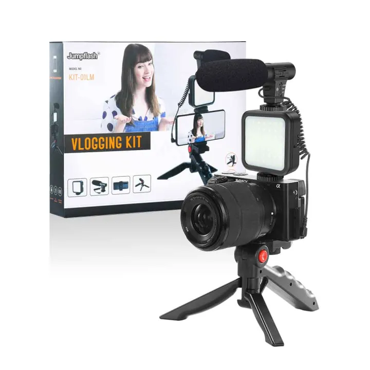 Smartphone%20Video%20Vlogging%20Kit%20with%20LED%20Light,%20Phone%20Holder,%20Microphone,%20Tripod,%20Carry%20Bag,%20TECELKS%20YouTube%20Starter%20Kit%20for%20iPhone/Android,%20Content%20Creator%20Kit%20for%20Video%20Recording%20Vlogging%20-%20Image%209