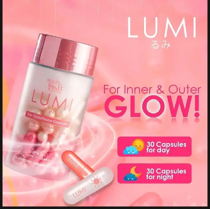 LUMI%2024H%20GLUTATHIONE%2060%20CAPSULES%20/Tablets%20Whitening%20Skin%20Protection%20&%20Increase%20Body%20Collagen%20provide%20powerful%20antioxidant%20support%20-%20Image%202