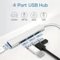 Boost Your Productivity with This 4-in-1 USB C Hub - Compatible with MacBook, Mac Pro, Mac Mini, IMac, Surface Pro, XPS, PC, Fla. 