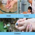 Exceart Portable Soap Paper Sheets Disposable Hand Washing Bath Toiletry Paper Soap Petals Soap Flakes with Storage Tube for Home Travel Camping Hiking. 