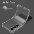 Samsung Galaxy A35 5G Premium Silicone Case Crystal Clear Soft TPU Ultra-Thin Transparent Flexible Protective Mobile Phone Back Cover.