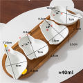 Japanese Style Ceramic tiny Plate Creativity Home Restaurant Soy Sauce Vinegar Mustard Seasoning Animal Ceramic Dish Kitchen. 