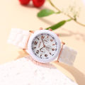 Reloj Mujer Fashion Women Watches White Silicone Jelly Quartz Watch Ladies Dress Wrist Watch Gifts for Girls Relogio Feminino. 