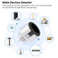 AXUS EU WiFi Smart Socket 16A Work With Tuya Smart Life Home Power Plug APP Wireless Remote Voice Control Power Control Timer. 