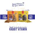 Bunnybest Vitafirm Firmness&Coat Vitamins for Fighting Rabbits or Want to Gain Weight Nourishes Fur and Muscles to Be Strong (150g). 