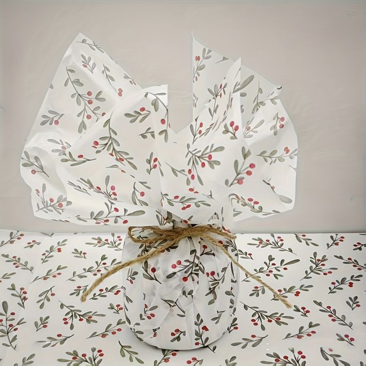 10pcs%20Holly,%20Berry%20Thin%20Paper,%20Wax-Coated%20Gift%20Wrapping,%20Party%20Favor%20Packaging%20for%20Christmas,%20Thanksgiving,%20Birthdays,%20Bouquets%20-%20Image%203
