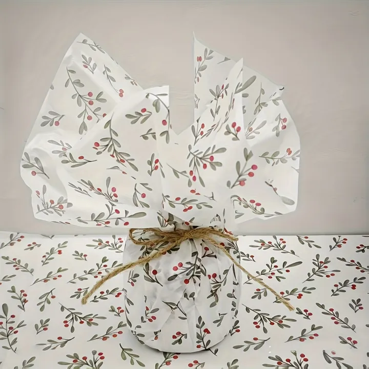 30pcs/10pcs%20Holly,%20Berry%20Thin%20Paper,%20Wax-Coated%20%20Wrapping,%20Party%20Favor%20Packaging%20for%20Christmas,%20Thanksgiving,%20Birthdays%20-%20Image%204