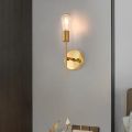 E27 4W Simple Creative Double Head Modern Personality American Aisle Bedroom Bedside Led Bathroom Industrial Style Wall Lamp. 
