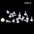 50/100 Pcs Earring Plug Completely Wraps the Earplug, Perfect for Jewelry Making. 