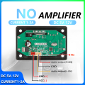 5V-12V Bluetooth Amplifier Board Complete Kit with Remote Display Power Adapter Cable &  Box for Car PC DIY Speaker Home. 