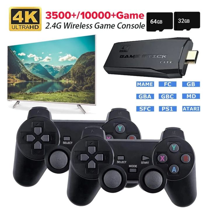 Taken 3 /  M8 Video Game Console Family 10000 Game Games Classic TV 2Pcs Gamepad HDMI Output Nintendo PS1