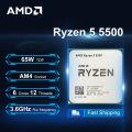 NEW AMD Ryzen 5 5500 Applicable to B550 3.6GHz 6-Core 12-Thread AM4 65W 7NM L3=16M R5 5500 Gaming Processor DDR4 No Fan. 