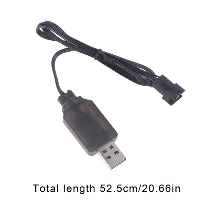 1PCS%207.4V%20SM-4P%20Plug%20USB%20Charger%20For%20DE36W%20DE65%20HM202%20EC08%20EC16%20RC%20Car%20M416%20Electric%20Gel%20Ball%20Blaster%20Battery%20Charger%20-%20Image%204
