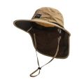 Unisex Autumn Fisherman's Hat Windproof Quick-Drying Outdoor Cap with Neck Guard for Camping Hiking Fishing Anti-UV Protection.