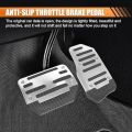 Accelerator pedal cover, anti-skid pedal, brake kit, automatic transmission car pedal, universal aluminum alloy car parts.