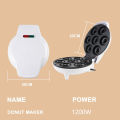 7 Holes Mini Donut Machine Household Doughnut Maker for Kitchen Donut Machine Dessert 220V EU Plug/110V US Plug.