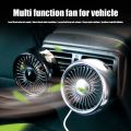 EAFC Car Fan USB Powered Electric Car Cooling Fan Portable 3 Speeds Strong Airflow Air Circulation Fan for Car Van Truck SUV.