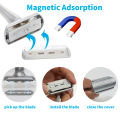 Double Edge Adjustable Safety Razors Classic Razor with 5 Blade & Case Long Handle Wet Shaving Zero Irritation Detachable Blades. 