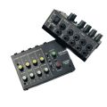Dynamic 8-Channel Audio Mixer with Individual Volume Control and Echo Effects. 