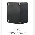 Professional ABS Plastic Junction Box Dustproof IP67 Black Box Waterproof Black Enclosure Housing. 