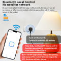 Smart Bluetooth Socket with Local Control UK Plug RF2.4G Wireless Remote Control Socket Timed Socket Switch for Home Automation. 