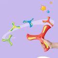 Boomerang Toy Three-leaf Cross Outdoor Flying Disc Games Adult-kids Interactive Sports Toys for Children Decompression .
