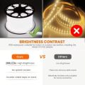 30m 220V COB LED Light Strip IP68 Waterproof Adhesive Tape With EU Plug Flex Silicone Tube Lamp For Home Outdoor Garden Lighting. 
