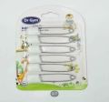 Infant Baby Safety Pin Set of 6. 