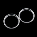 2Pcs Car Air A/C Vent Ring Cover Trim Frame Sticker for Nissan Micra March K13 2011 2012 2013 2014 2015 2016 2017 Accessories. 