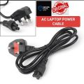 LAPTOP POWER ADAPTER/POWER CABLE WITH 3 PIN FUSE. 