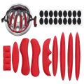 27pcs/set Helmet Padding Kits Sealed Sponge Replacement Motorcycle Bicycle Cycling Universal Foam Pads Set.