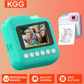 KGG Kids Instant Camera Bluetooth Thermal Printing Camera Digital Camera Wireless Inkless Photo Print Children Gifts 57*30mm. 