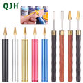 QJH Leather Edge Paint Roller Applicator Edge Oil Finish Tool DIY Leather Dye Painting Pen Leather Craft Tools Accessories. 