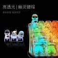 Transparent Resin Keycap DIY Cute Custom Keycaps for Mechanical Keyboard Caps Halloween Faceless Monster Ghost Pumpkin Key Caps. 
