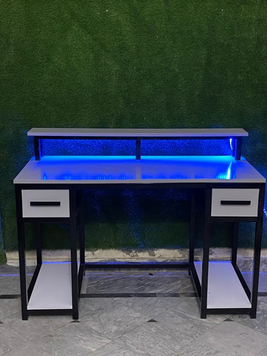 Rgp Table Home Office desk and Gameing Table with rgp light | Daraz.pk