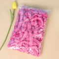 80pcs Shower Cap Head Cover Elastic Plastic Thickened Pink Round Cover Food Kitchen Bathroom Accessories Food Preservation Bag.