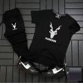 MARKHOR Tracksuit for Men printed half Sleeve T-Shirt & Trouser for Summer Collection Elegant Trendy Wear. 