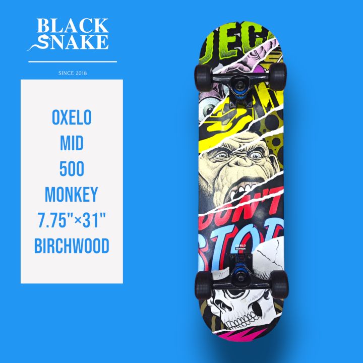 OXELO%20MID%20500%20WOLF%20&%20MONKEY%20SKATEBOARD%20COMPLETE%20SET%20-%20Image%202