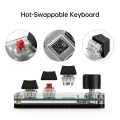 Macropad Macro Mechanical Keyboard RGB Mini Gaming Custom Programming Knob Keypads Red Switch 3 Keys For Photoshop. 