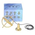 Angular Dynamic Balance Fingertip Gyroscope Stress Relief Toys Creative Metal Anti Gravity Gyroscope Physics Experiment.