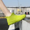 Rain boots for women short style fashionable outdoor waterproofRain boots with cotton warm nonslip and wear-resistant rain boots. 