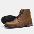 Men's Classical Leather Ankle Boots Comfortable Spring Fashion Men boots. 