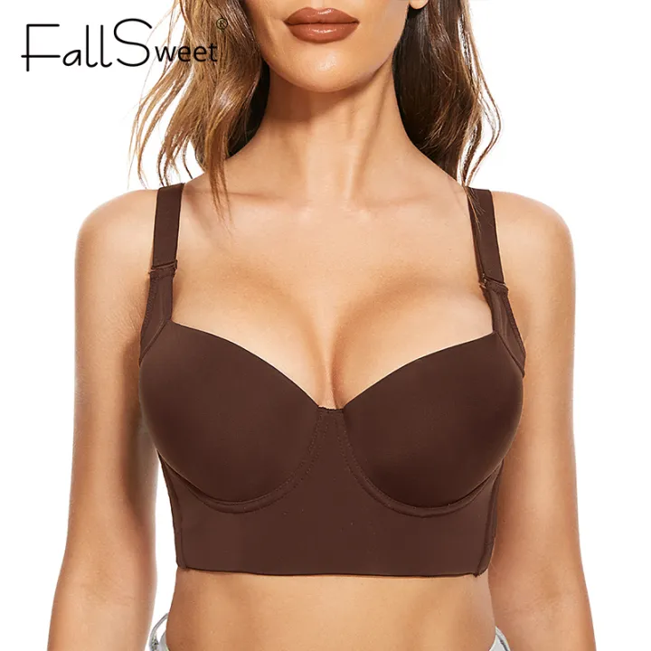 FallSweet%20Push%20Up%20Bra%20Add%20One%20Cup%20Underwire%20Corset%20Top%20Bustier%20%20Bras%20for%20Women%20Longline%20Bralette%20-%20Image%202