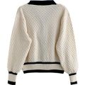 Women's Korean Fashion New Korean Loose Long-sleeved Knit Sweater Cardigans Outwear Coat.